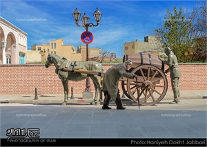 مجسمه درشکه آب. تبریز