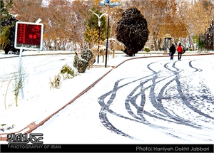 اولین برف زمستانی تبریز در پاییز91